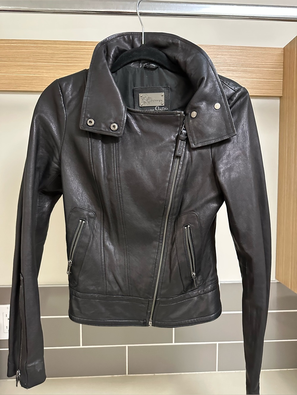 Mackage for Aritzia Leather Moto Jacket
